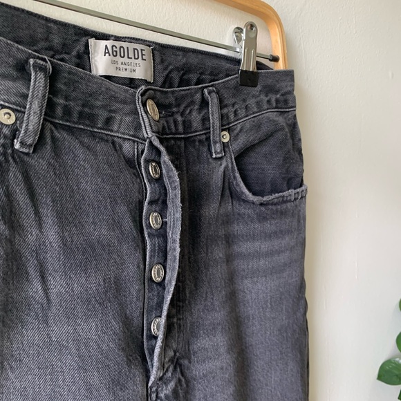 AGOLDE Ren High Waist Crop Wide Leg Jeans - Picture 8 of 13